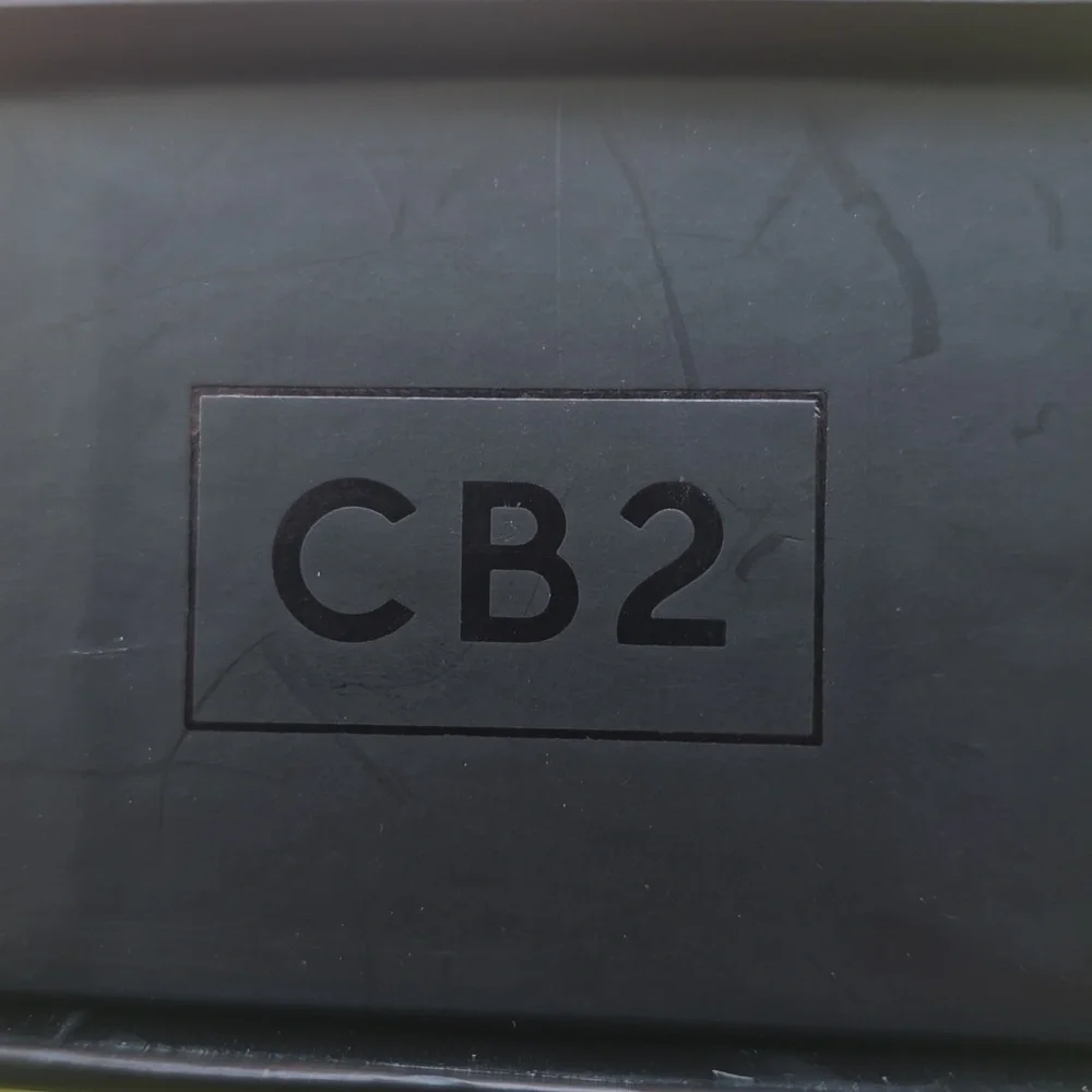 ❤️BUY 2 GET 1 FREE CB2 Parallel 20-Piece Brushed Black Flatware Set